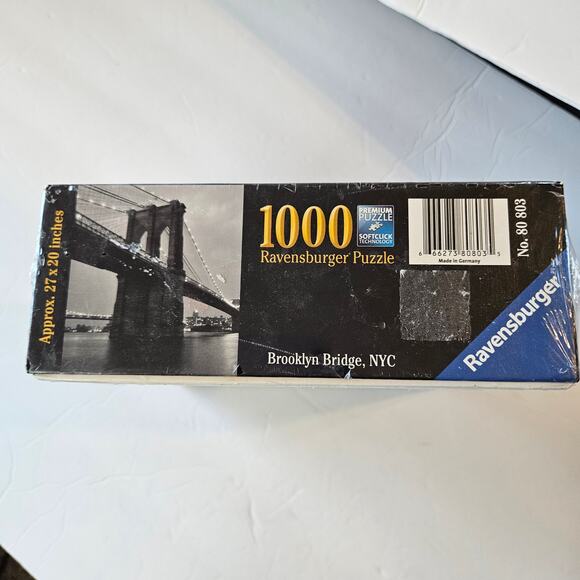 Ravensburger Puzzle Brooklyn Bridge, NYC 1000 Pieces New Sealed in Box - Picture 6 of 6